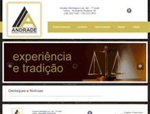 Tablet Screenshot of andradeadvconsultoria.com.br